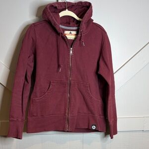 American Giant Women's XL Full Zip Hoodie Jacket Made In USA Heavyweight Cotton